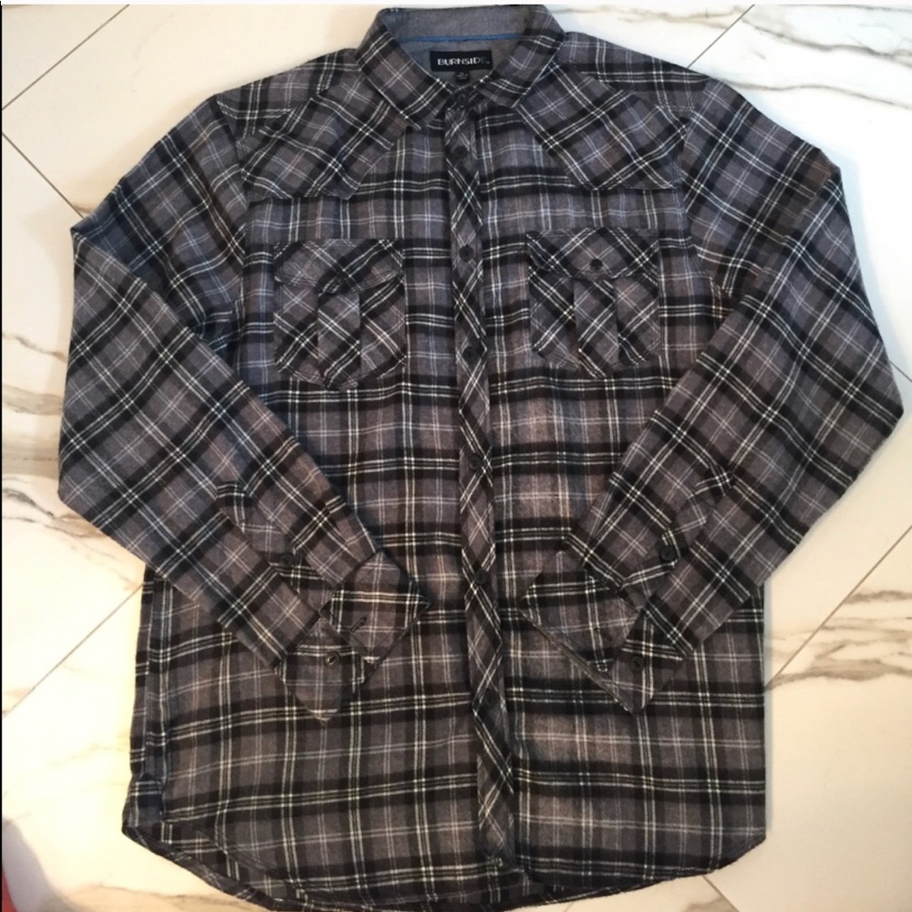 Burnside XL Super Soft Flannel Shirt